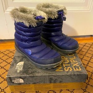 North Face Thermoball Bootie, Blue Iris size 8